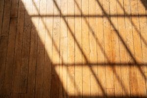 sunshine on wooden floor