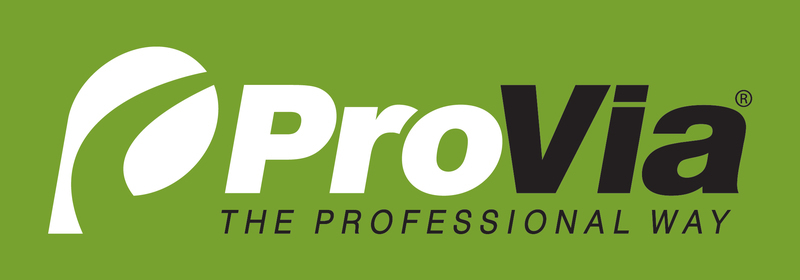 ProVia logo with green background.