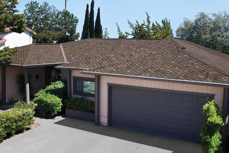 Owens Corning Woodcrest Chestnut roof